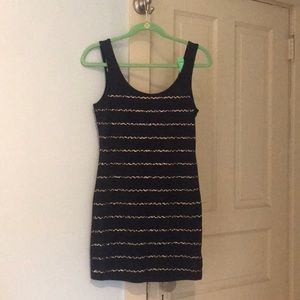 Forever 21 sequin stripped dress